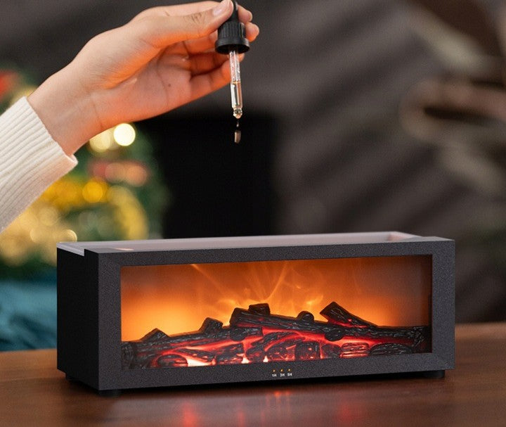 Nawilżacz powietrza z imitacją kominka